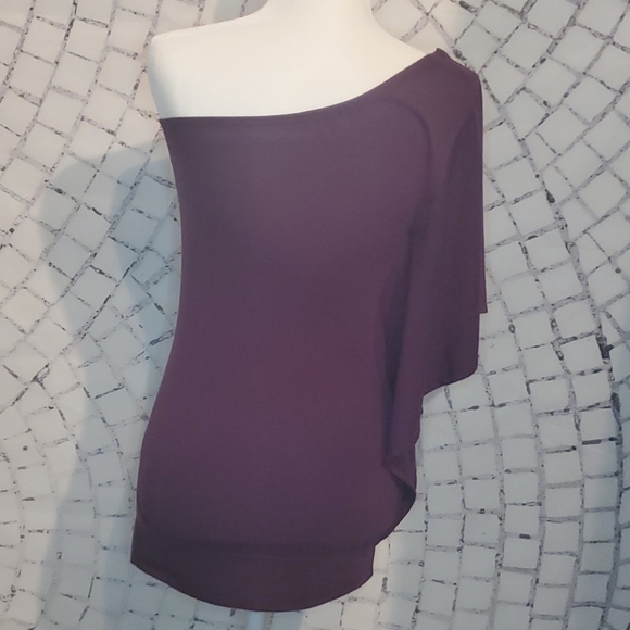 Sexy One Shoulder Bling Top - Picture 2 of 4